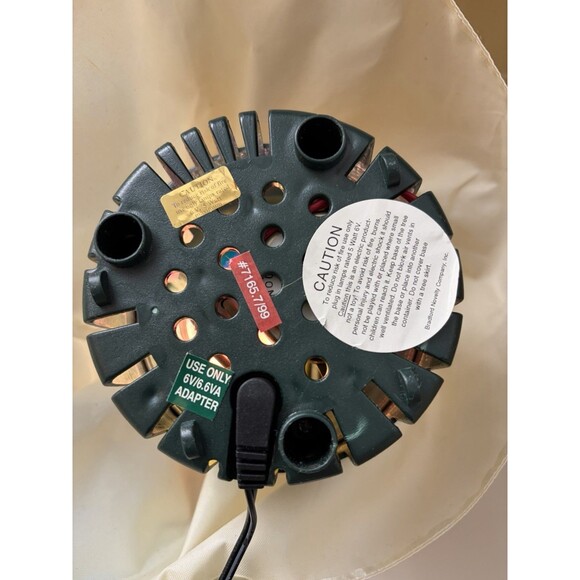 Angel Fiber Optic Tree Top Table Piece Porcelain Color Changing 14” Christmas - Picture 7 of 15